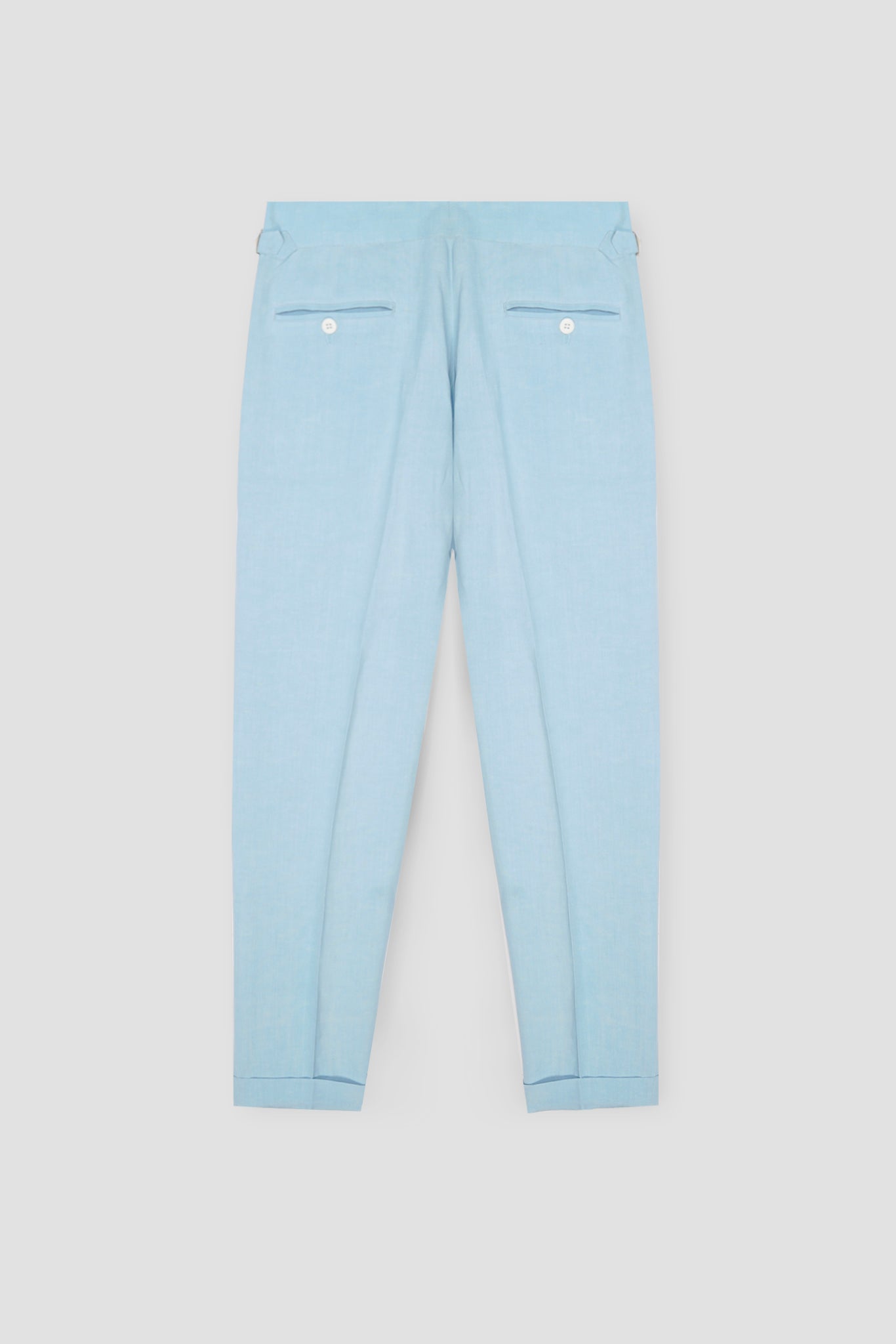 Sky Blue Linen Trousers