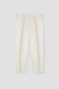 Soft Light Beige Linen Trousers