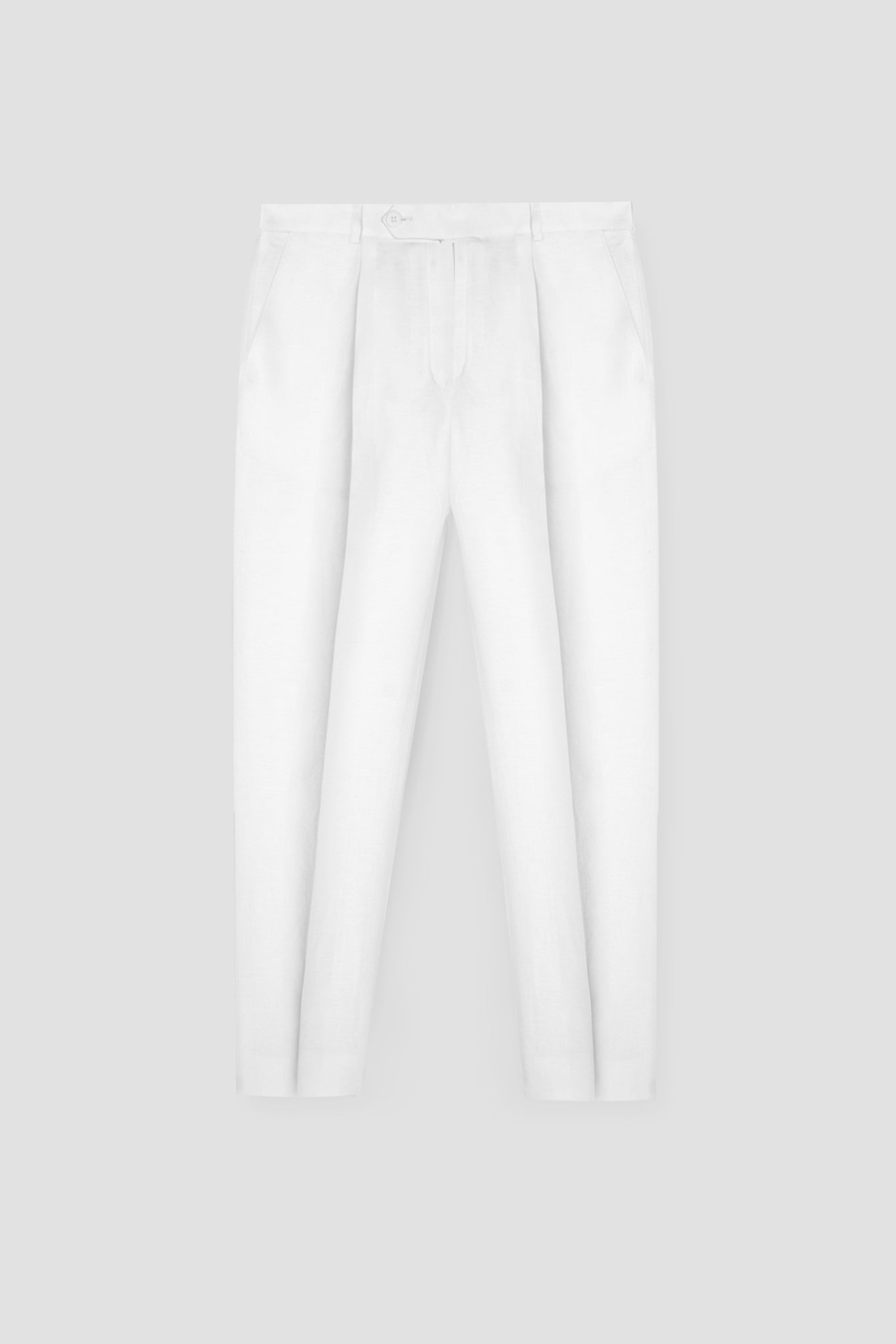 White Linen Trousers