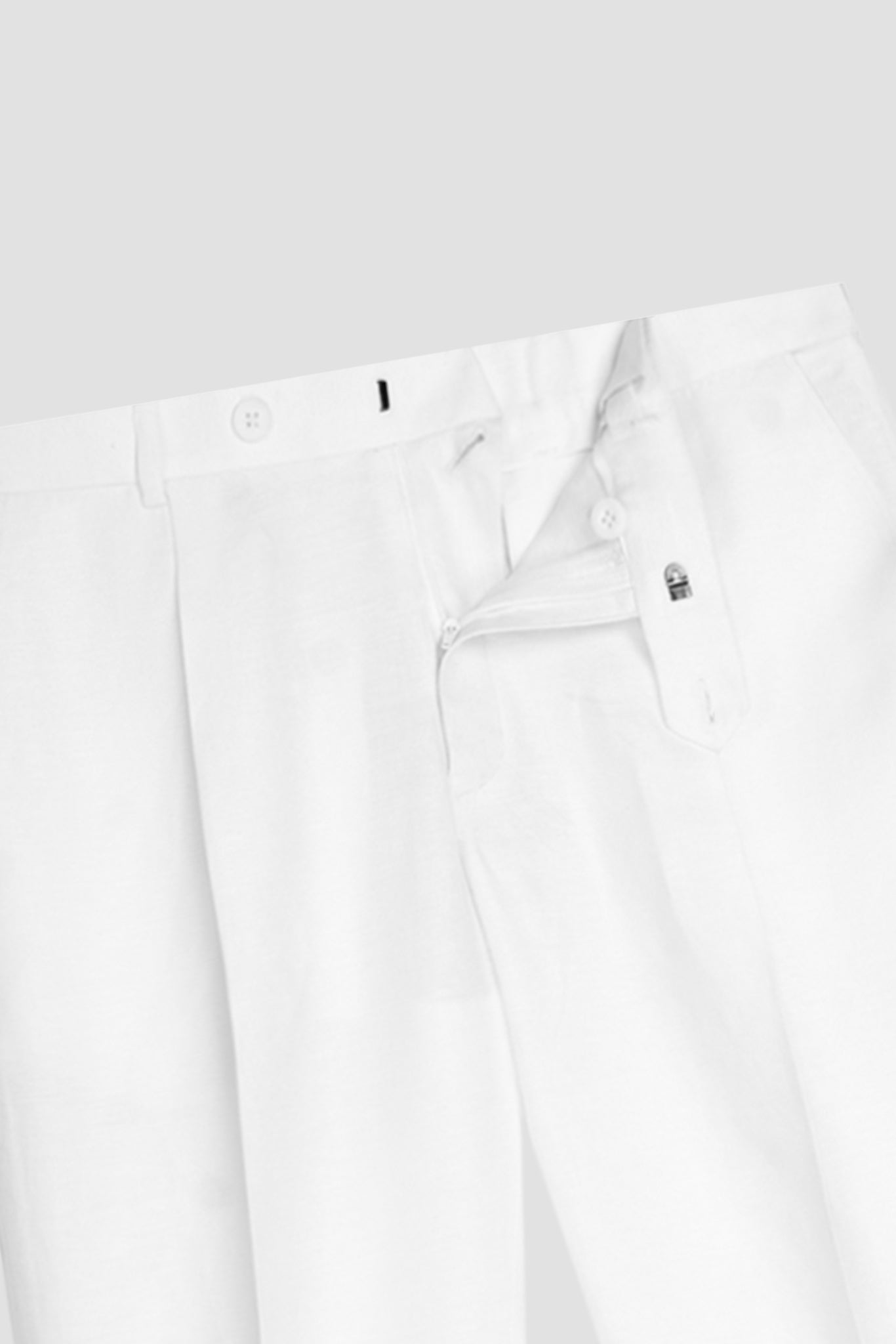 White Linen Trousers