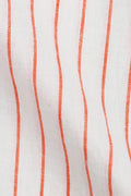 ORANGE STRIPED LINEN - Foberry Pakistan
