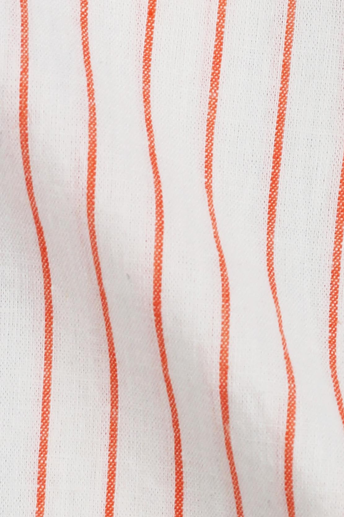 ORANGE STRIPED LINEN - Foberry Pakistan