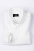 Irish White Linen Shirt - Foberry Pakistan