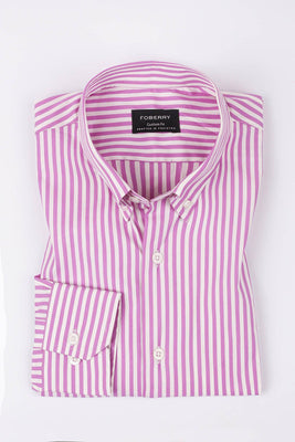 Megenta Stripes Shirt - Foberry Pakistan